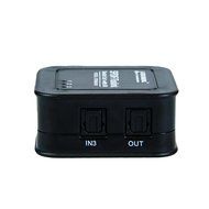 J-Tech Digital &reg; Premium Quality SPDIF TOSLINK Digital Optical Audio 1x3 Splitter (One Input 3 Outputs) N6