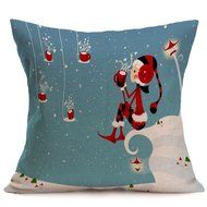 Pillow Cover,Haoricu Vintage Christmas Cartoon Smowman Penguin Sofa Bed Home Decoration Festival Pillow Case Cushion... N11