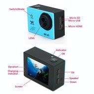 APG H9 WiFi 4K 25fps Ultra HD 1080P 60fps 2.0 inch LCD 170 Degree Lens Sport Action Camera N6