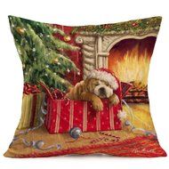 Pillow Cover,Haoricu Vintage Christmas Cartoon Smowman Penguin Sofa Bed Home Decoration Festival Pillow Case Cushion... N13