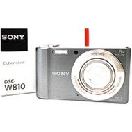 Sony Cybershot DSC-W810/S 20.1 Megapixel Digital Camera - 6x Optical/12x Digital Zoom - 2.7-inch LCD Display -...