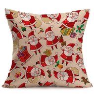 Pillow Cover,Haoricu Vintage Christmas Cartoon Smowman Penguin Sofa Bed Home Decoration Festival Pillow Case Cushion... N15