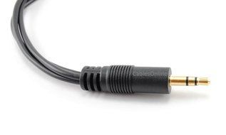 CablesOnline 3.5mm (1/8") TRS Male Plug to 3x Female Stereo Audio Splitter, (AV-Y01F3)