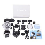 Sansnail@4K 360 Action Camera Wifi Mini Panoramic Camera 2448*2448 Ultra HD Panorama Camera 360 Degree Sport Driving... N5