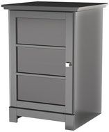 Pinnacle 1-Door Audio Tower 101706 from Nexera - Black N2