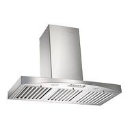 KOBE Range Hoods RA3830SQB-WM-1 Wall Mount 3-Speed, 680 CFM with LED Lights, 30-Inch N7