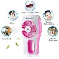 V-Resourcing Multifunction Handheld USB Mini Misting Fan,Rechargeable Portable Mini Humidifier Cooling Fan for... N5