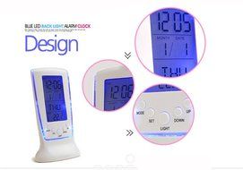 Surborder Shop Digital Alarm Clock Battery Operated with Large Display, Snooze - Travel Alarm Clock and Home Alarm... N9