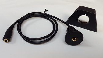 GROM audio FM35 Flush Mount 3.5mm female auxiliary cable 1.5FT