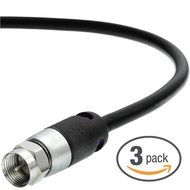 Mediabridge CJ03-MBF-N1X3 Coaxial Video Cable, Black N4