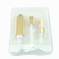 HDMI TV CABLE YSF&reg;6.6 Feet 2 in 1 HDTV TV Cable Adapter 8 Pin + Micro mhl USB to HDMI USB Cable for Samsung Galaxy... N3