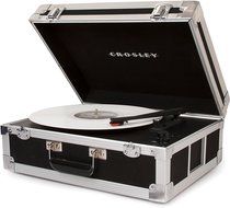 Crosley CR6251A-BK Bound Portable Turntable with Bluetooth Input, Black