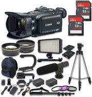 Canon XA30 Professional Camcorder with 2pc SanDisk 32GB High Speed Memory Cards + Video Accessory Bundle - International...