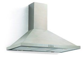 Ancona Pyramid with Rim 600 CFM Stainless Steel Wall Mount Range Hood, 36-Inch N3