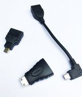 Android Tablet Cable Adapter Set Micro USB OTG to USB 2.0 Adapter + HDMI Adapter HDMI Female to Micro/Mini Male... N3