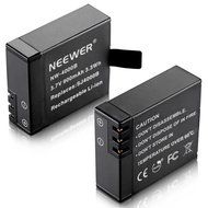 Neewer&reg; USB Dual Battery Charger with (2 Pack) 900mAh Replacement Battery for SJ4000/5000/6000/7000 of RioRand... N8