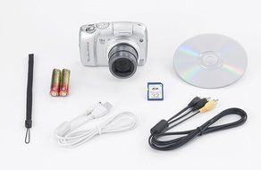 Canon Powershot SX110IS 9MP Digital Camera with 10x Optical Image Stabilized Zoom (Silver) N2