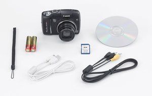 Canon Powershot SX110IS 9MP Digital Camera with 10x Optical Image Stabilized Zoom (Silver) N3