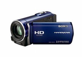 Sony HDR-CX110 High Definition Handycam Camcorder (Blue) (Discontinued by Manufacturer) N4