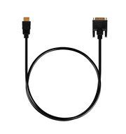 2 Pack: High Speed DVI to HDMI 3 Feet Cable in Black, Bi-directional Digital Transmission - High Bandwith Supported...