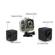 Mini Kitty SJCAM M10 12mp 1080p 1.5 Inch LCD Display 170&deg;+ Hd Wide-angle Sports Helmet Camera(Gold)+2 Extra Mini... N4