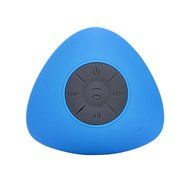 Kekexili Speaker Portable Bluetooth Wireless Silicone IPX4 Waterproof Speaker Bathroom with Suction Cup Red N14