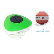 Kekexili Speaker Portable Bluetooth Wireless Silicone IPX4 Waterproof Speaker Bathroom with Suction Cup Red N16