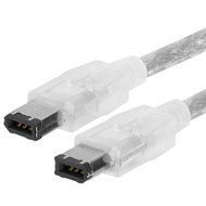 Cmple - IEEE-1394 FireWire iLink DV Cable 6P-6P M/M -15ft (BLACK) N4