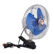 Happykueen 6 Inch 12V Portable Vehicle Auto Car Fan Oscillating Car Truck Cooling Fan For Pets Dogs With Clip... N2