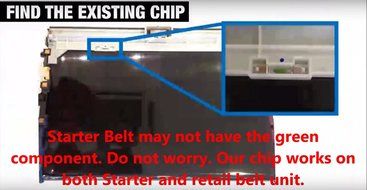 Super Easy "Peel &amp; Stick" Transfer Belt Reset Solution for Xerox Phaser 7400 N DN DT DX DXF N12