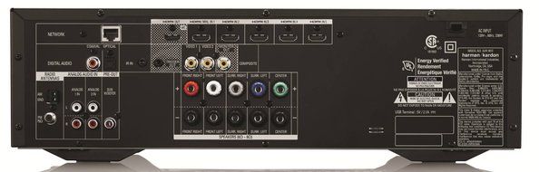 Harman Kardon AVR 1610 5.1-Channel 85-Watt Roku Ready Networked Audio/Video Receiver N3
