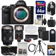 Sony Alpha A7 II Digital Camera Body with FE 24-240mm Lens + 64GB Card + Battery + Charger + Backpack + Tripod... N4