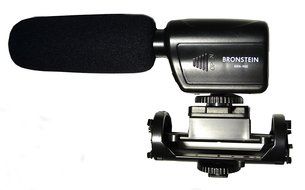 BRONSTEIN BRN 900 (HD Audio w/Noise Redux) Video Microphone with Rubber Shockmount N3