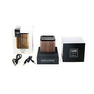 LSTN Satellite Walnut Wood Portable Bluetooth Speaker with Built-in Microphone N3