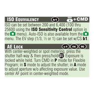 PhotoBert Photo CheatSheet for the Nikon D3 Digital SLR Camera N2