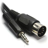 kenable 5 Pin Din MIDI Plug To 3.5mm Jack Stereo Plug Audio Cable 2m (~6 feet)