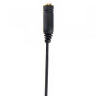 Foxnovo&reg;1M 3.5mm Male to Female Stereo Headphone Audio Extension Cable Cord with Volume Control (Black)