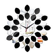 Fashion Clock Wall Clocks Watch Diy 3d Acrylic Mirror sticker Home Decoration