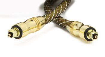 Aurum Gold Series Toslink Cable - Digital Optical Audio Cable - 30 Feet N2