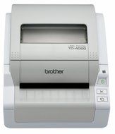Brother TD4000 Direct Thermal Printer - Monochrome - Desktop - Label Print - 4.29 in/s Mono - 300 x 300 dpi -...