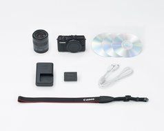 Canon EOS M 18.0 MP Compact Systems Camera with 3.0-Inch LCD and EF-M18-55mm IS STM Lens N4