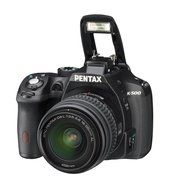 Pentax K-500 16MP Digital SLR Camera Kit with DA L 18-55mm f3.5-5.6 and 50-200mm Lenses (Black) N10