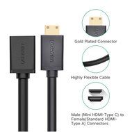 Ugreen High Speed Mini HDMI to HDMI Cable with Ethernet Type C to Type A Support 3D &amp; 4K for Digital Cameras/Camcorders...