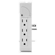 BESTEK 6-Outlet Wall Mount Surge Protector with 5.2A 4 USB Charging Station and Phone Charging Dock N4