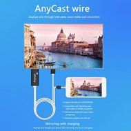 Docooler&reg; Wire TV Dongle HDMI Cable to HDTV Cable TV Stick Anycast i7 1080P Airplay Mirroring Cast for iPhone5... N3