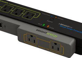 Wi-Fi-enabled i-BRIGHT7x 4ft Smart Surge Protector, remotely control power from anywhere with the BRIGHTenergy...