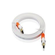 FLAT Cable HDMI 25' High Speed HDMI Flat Wire CL3 Rated - Ethernet Audio Return Channel ( ARC ) 3D 4K UHD 2160p...