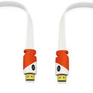 FLAT Cable HDMI 25' High Speed HDMI Flat Wire CL3 Rated - Ethernet Audio Return Channel ( ARC ) 3D 4K UHD 2160p... N2
