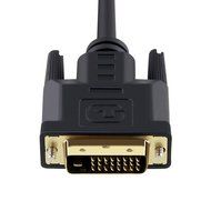 DVI Cable, ICZI DVI Male to DVI Male Cable Gold Plated Single Link (24+1 Pin) Digital Video Monitor Cable - 6...