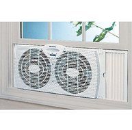 Holmes Dual Blade Dual-blade operation Two speed-settings Twin Window Fan, White Size: Medium model number HAWF2021 N3